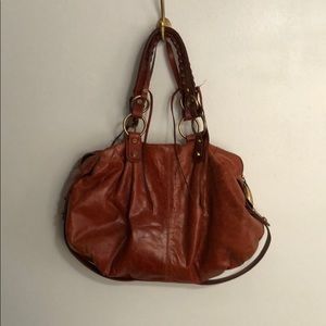 Francesco Biasia leather satchel purse